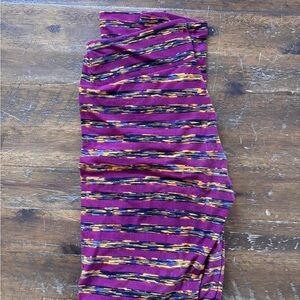 Striped Purple Leggings